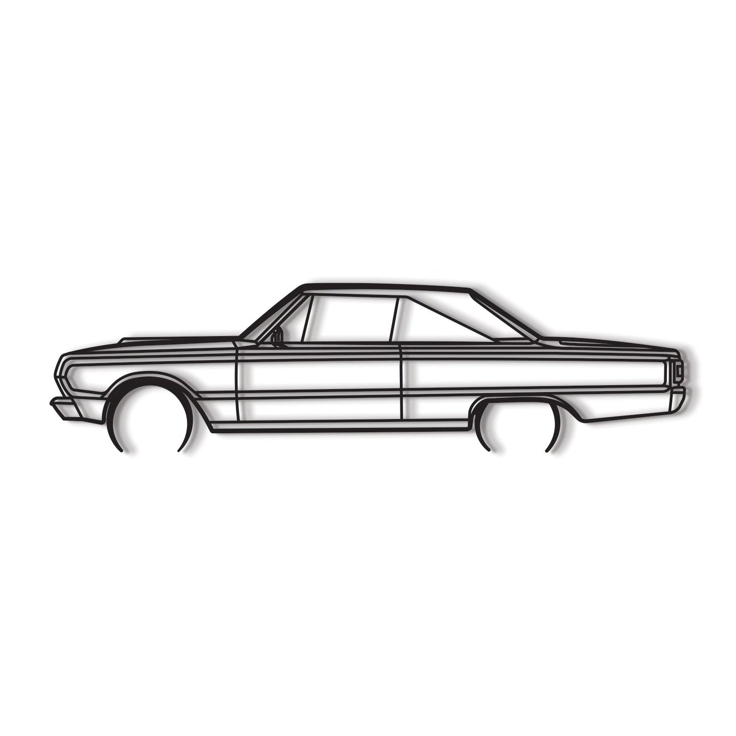1967 Belvedere GTX Metal Car Wall Art