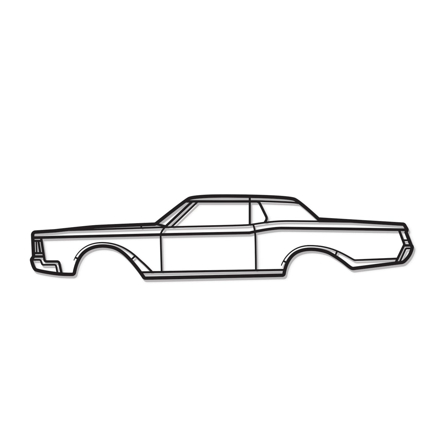 1968 Mark III Metal Car Wall Art