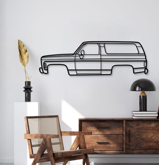 1970 Jimmy Metal Car Wall Art