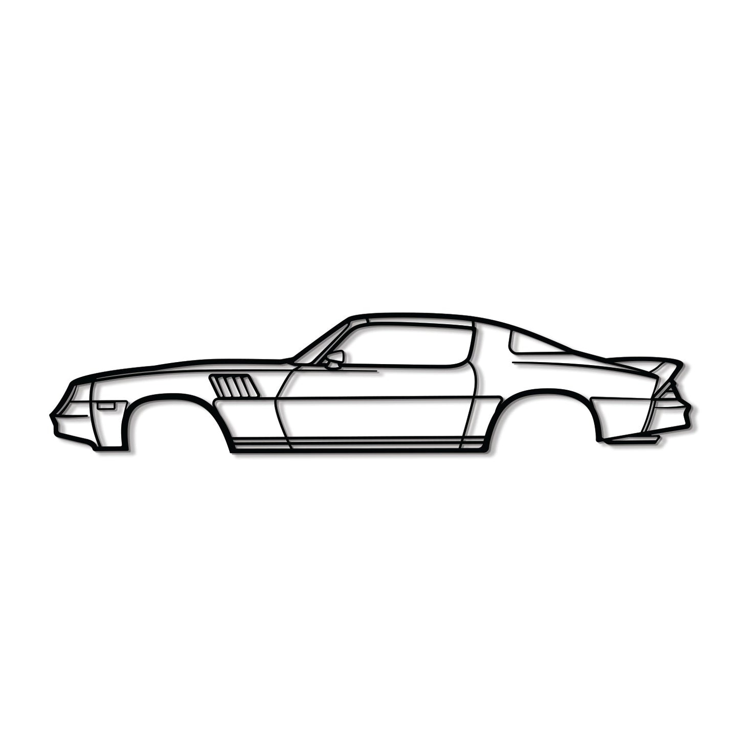 1978 Camaro Z28 Metal Car Wall Art