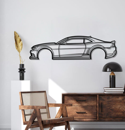 2014 Camaro Z28 Metal Car Wall Art