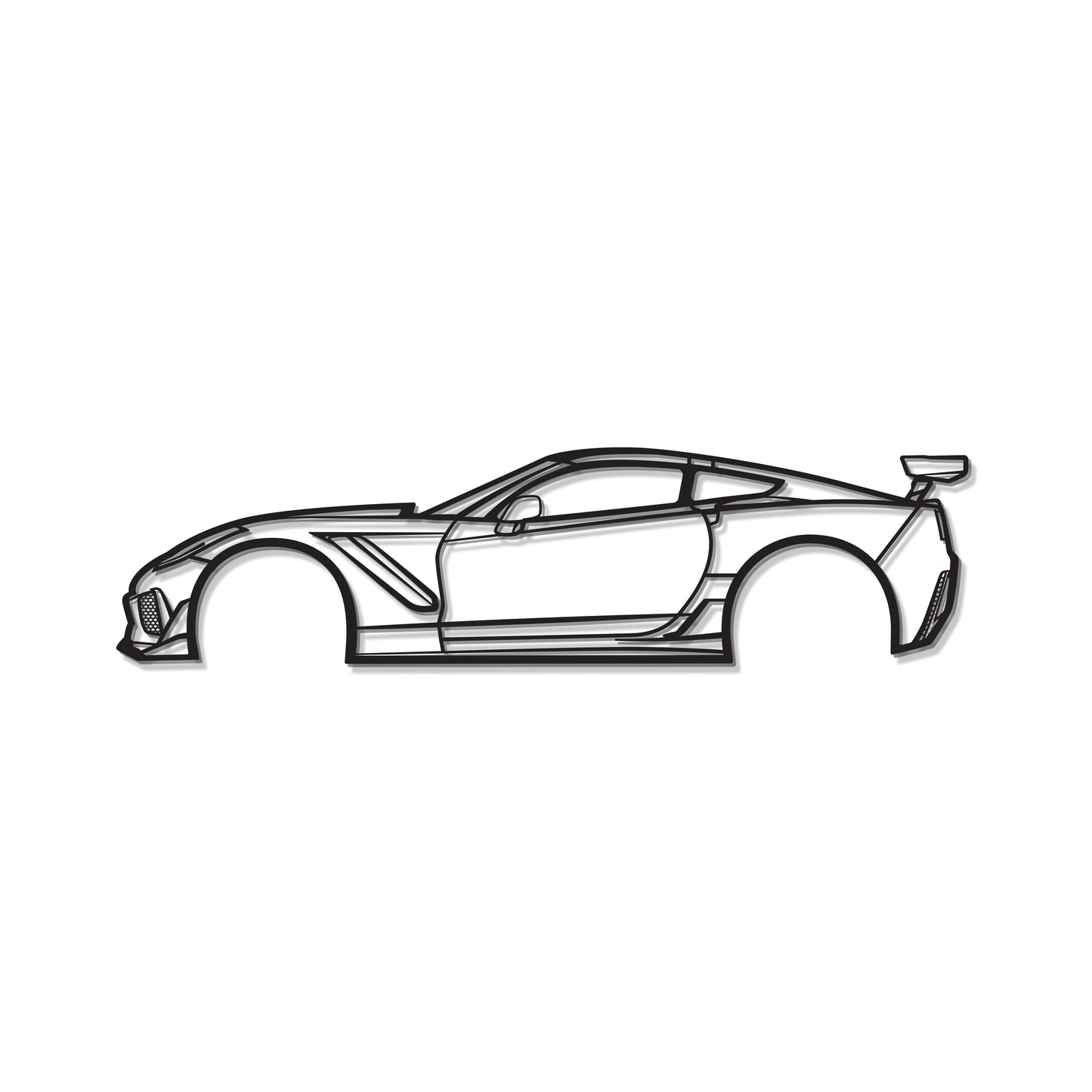 2019 Corvette ZR1 3ZR Metal Car Wall Art