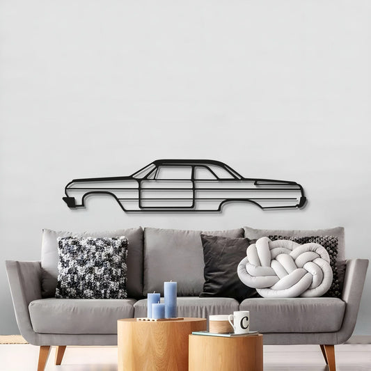 Impala Metal Car Wall Art