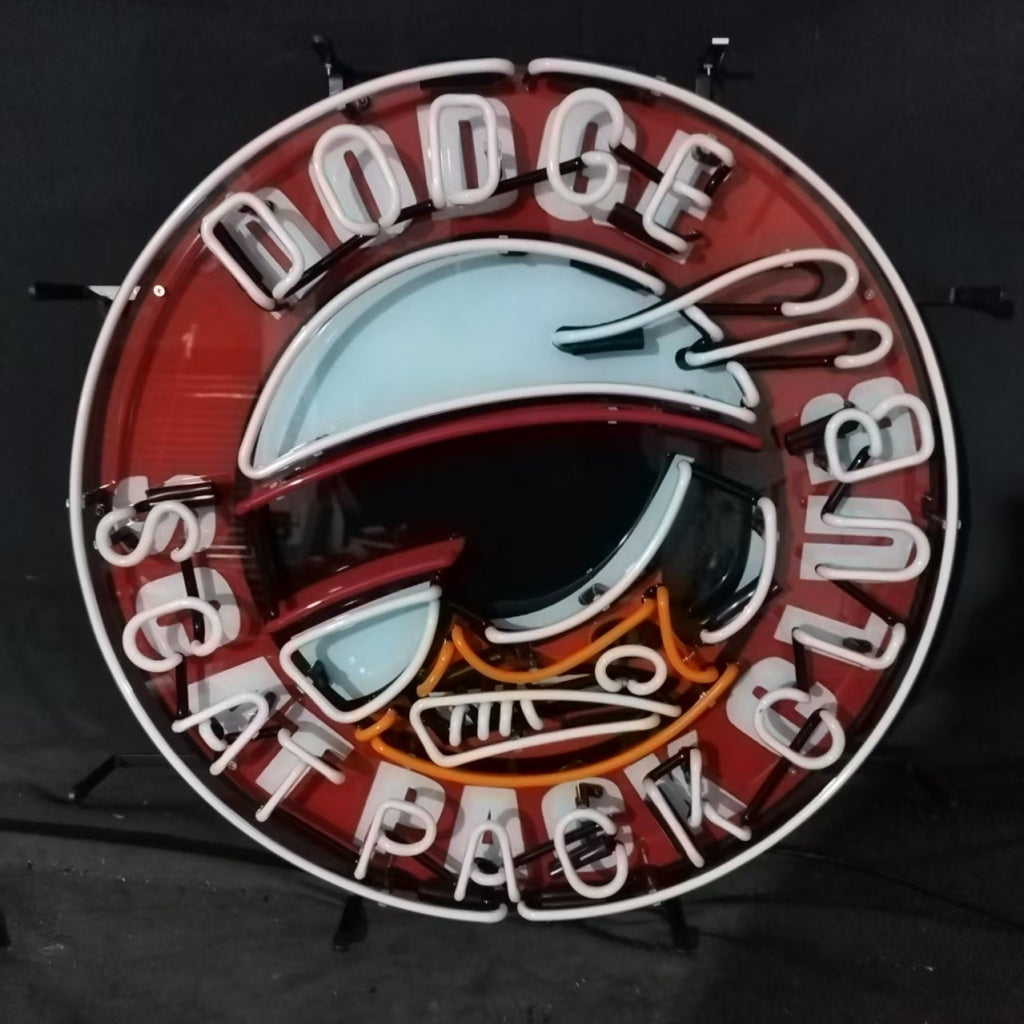 Dodge Scat Pack Club Neon Sign | Detroit Rod and Custom