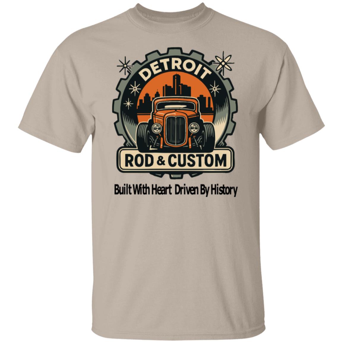 Built With Heart MotorCity Coupe Tee in Sand