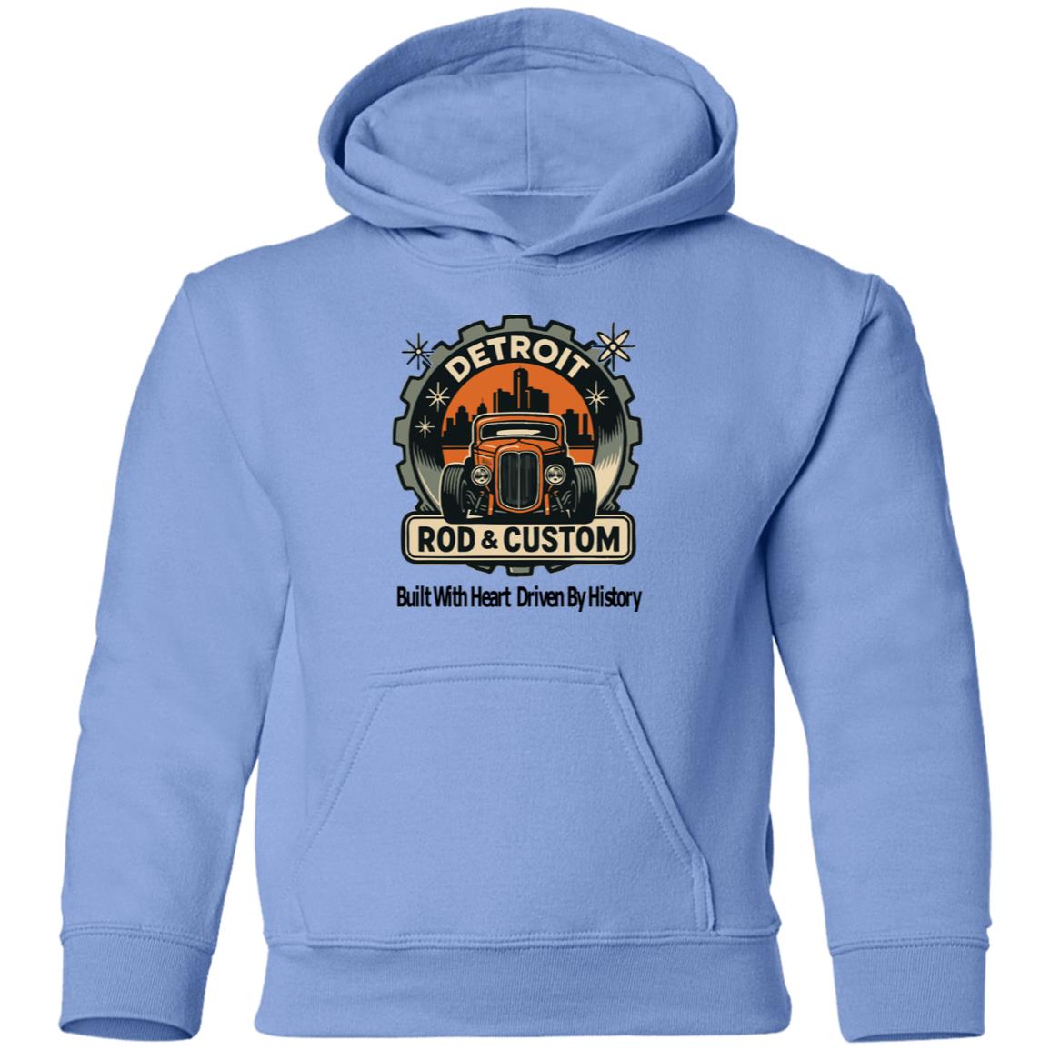 Atomic Coupe Youth Hoodie in Carolina Blue
