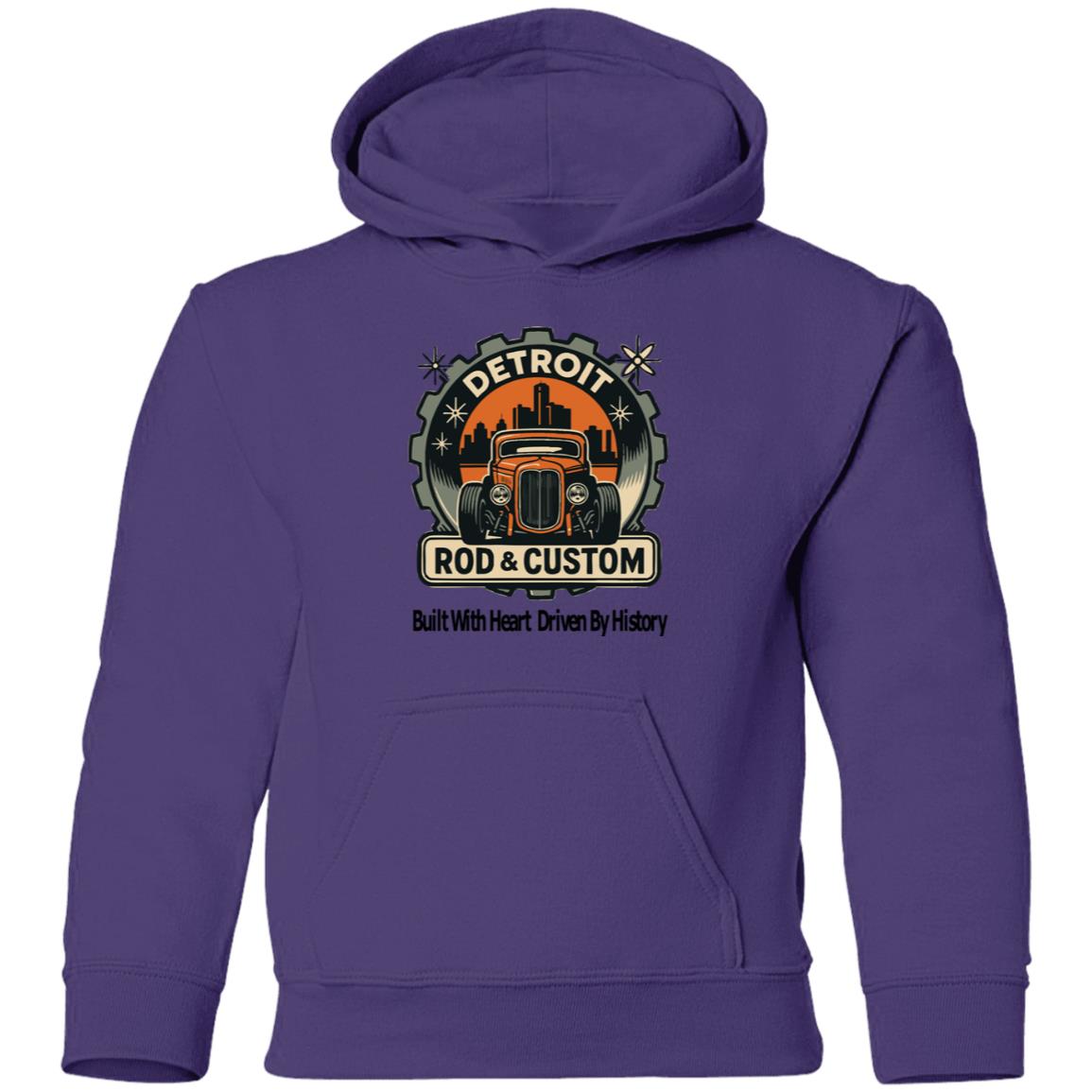 Atomic Coupe Youth Hoodie in Purple