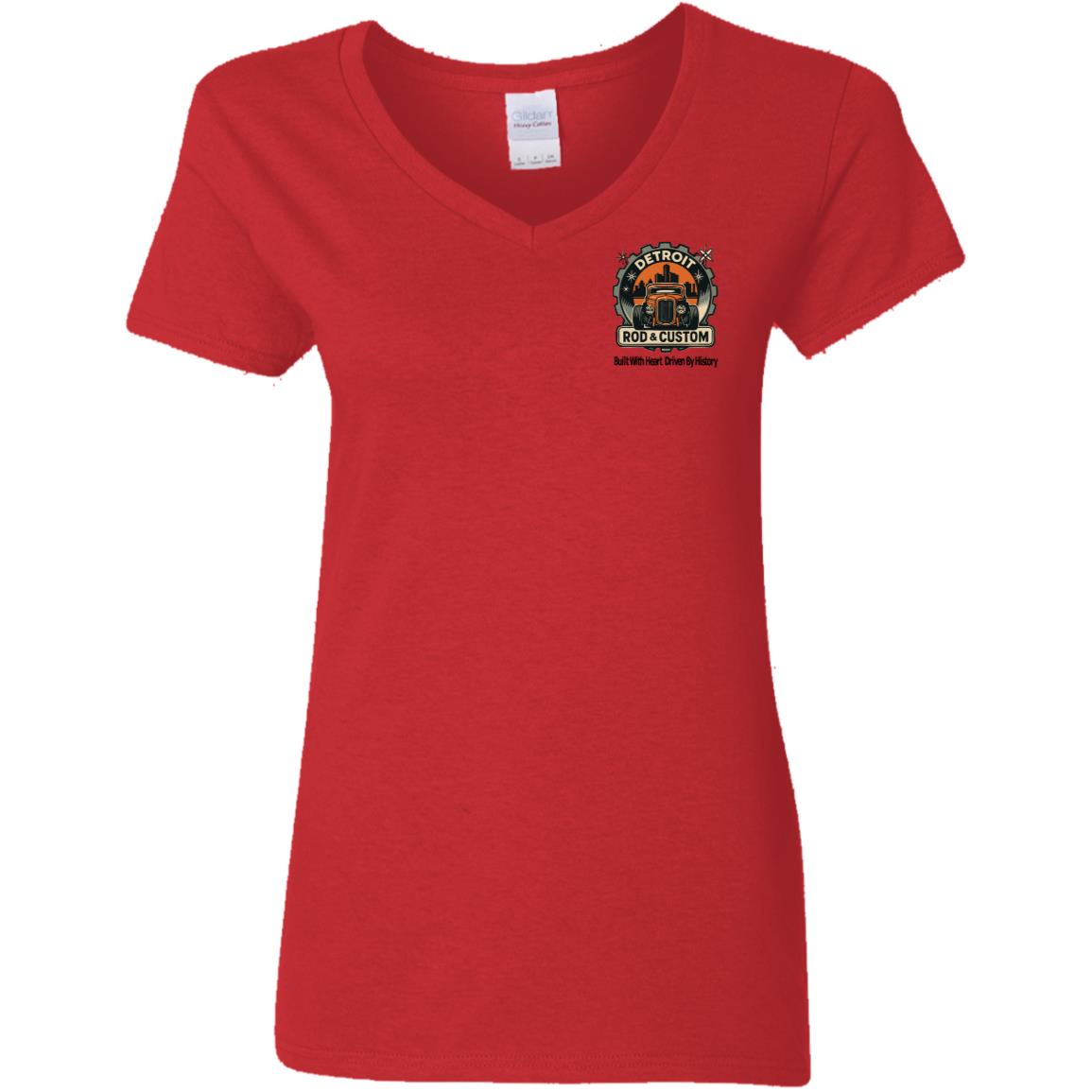 Atomic Coupe Ladies V-Neck in Red