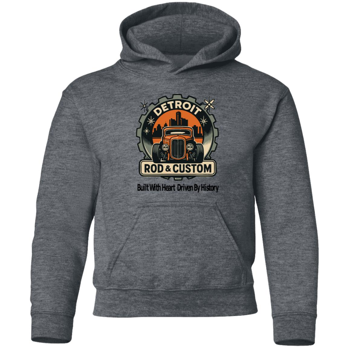 Atomic Coupe Youth Hoodie in Dark Heather