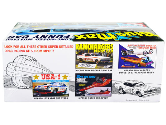 MPC Model Kit "Blue Max" Long Nose Mustang Funny Car 1/25 Scale Model Car