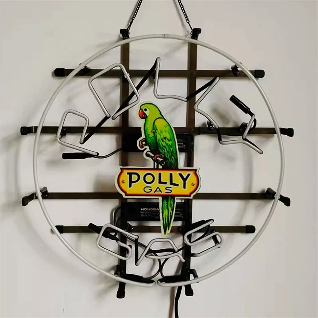 Polly Gas Parrot Neon Sign | Detroit Rod and Custom