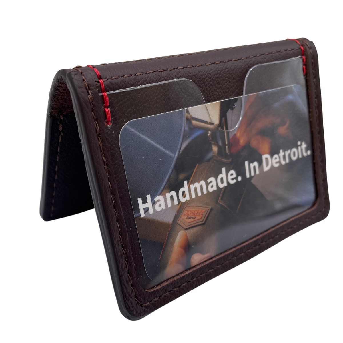 Concord II Billfold Wallet in 5 pocket Mahogany w/ ID Window
