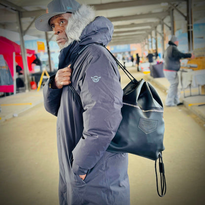 Detroit Drawstring Backpack (Made to Order) | Detroit Rod and Custom