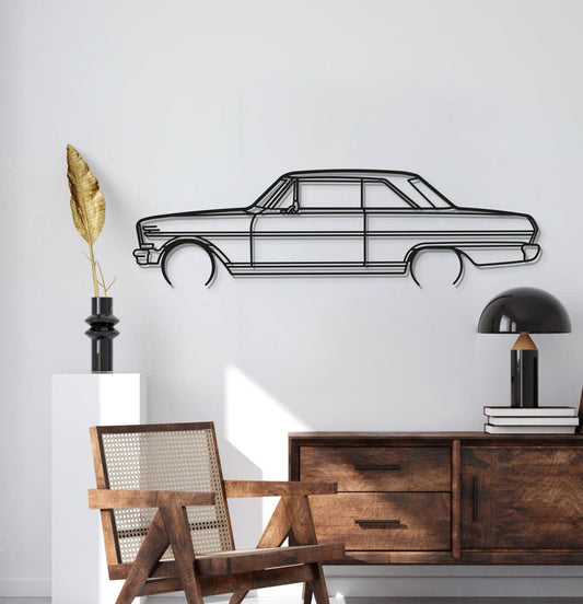 1964 Nova Metal Car Wall Art
