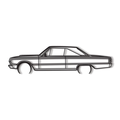 1967 Belvedere GTX Metal Car Wall Art
