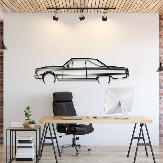 1967 Belvedere GTX Metal Car Wall Art
