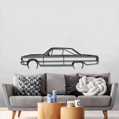 1967 Belvedere GTX Metal Car Wall Art