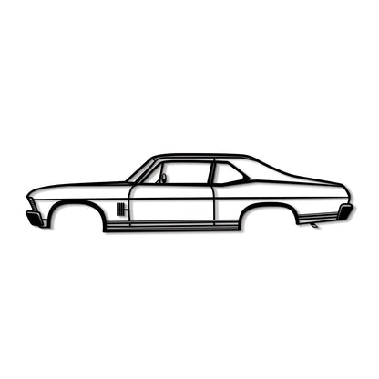1970 Nova Metal Car Wall Art