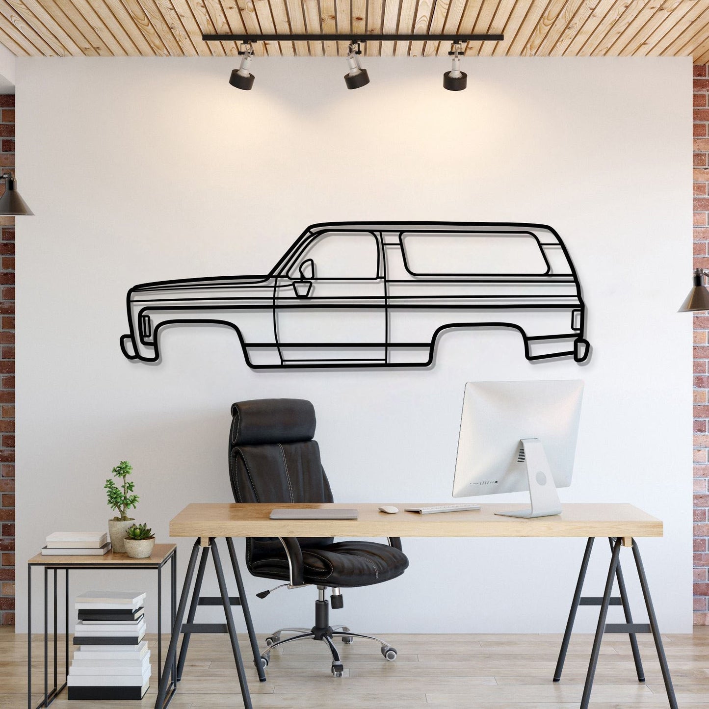 1970 Jimmy Metal Car Wall Art