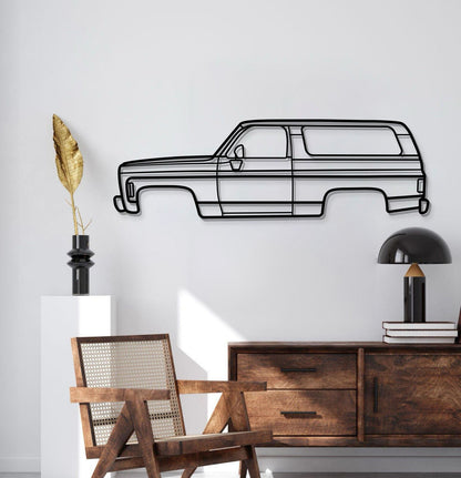 1970 Jimmy Metal Car Wall Art