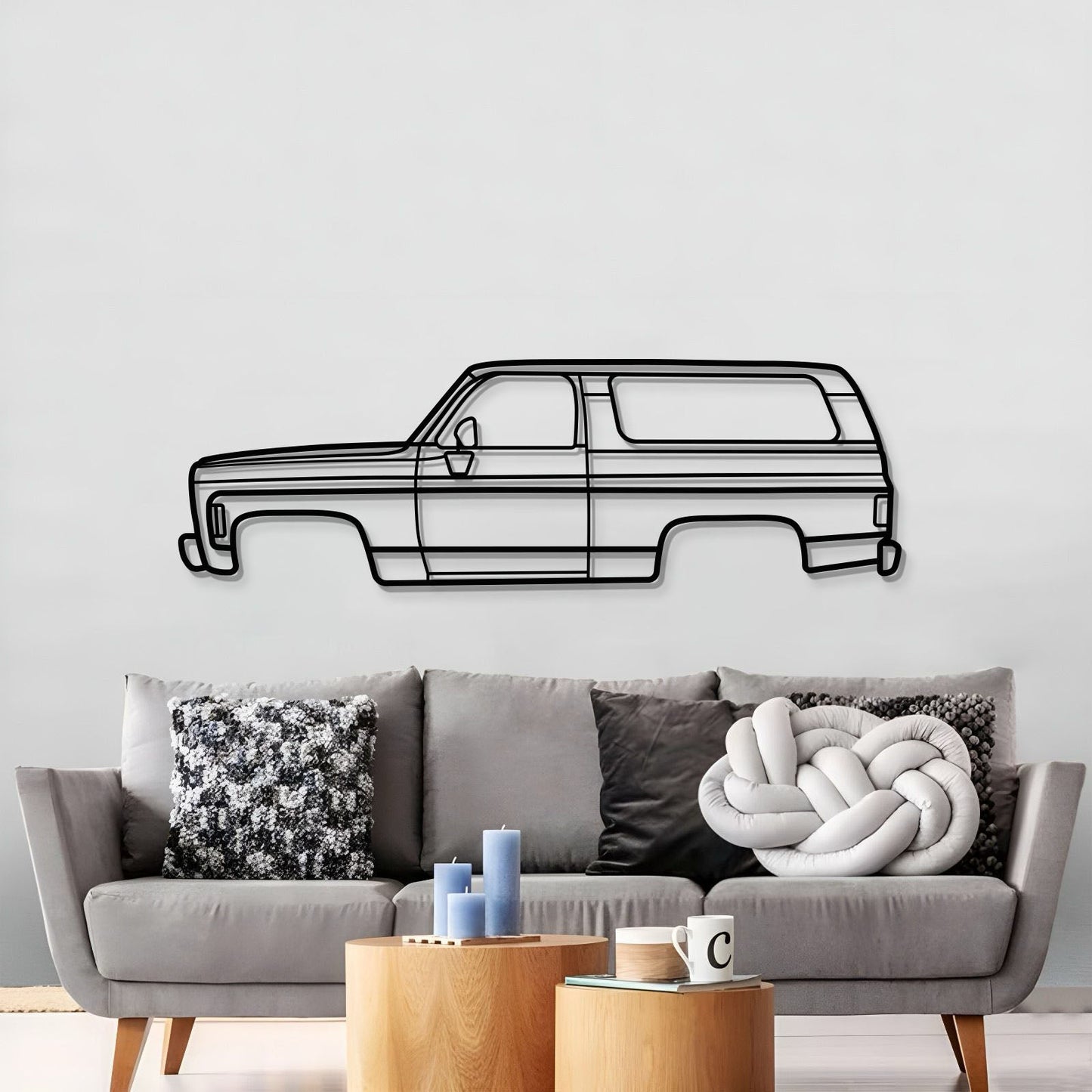 1970 Jimmy Metal Car Wall Art