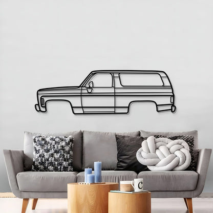 1970 Jimmy Metal Car Wall Art