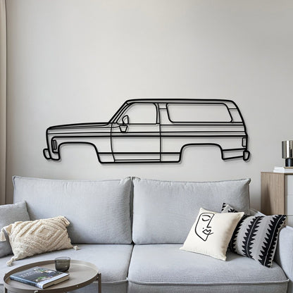 1970 Jimmy Metal Car Wall Art
