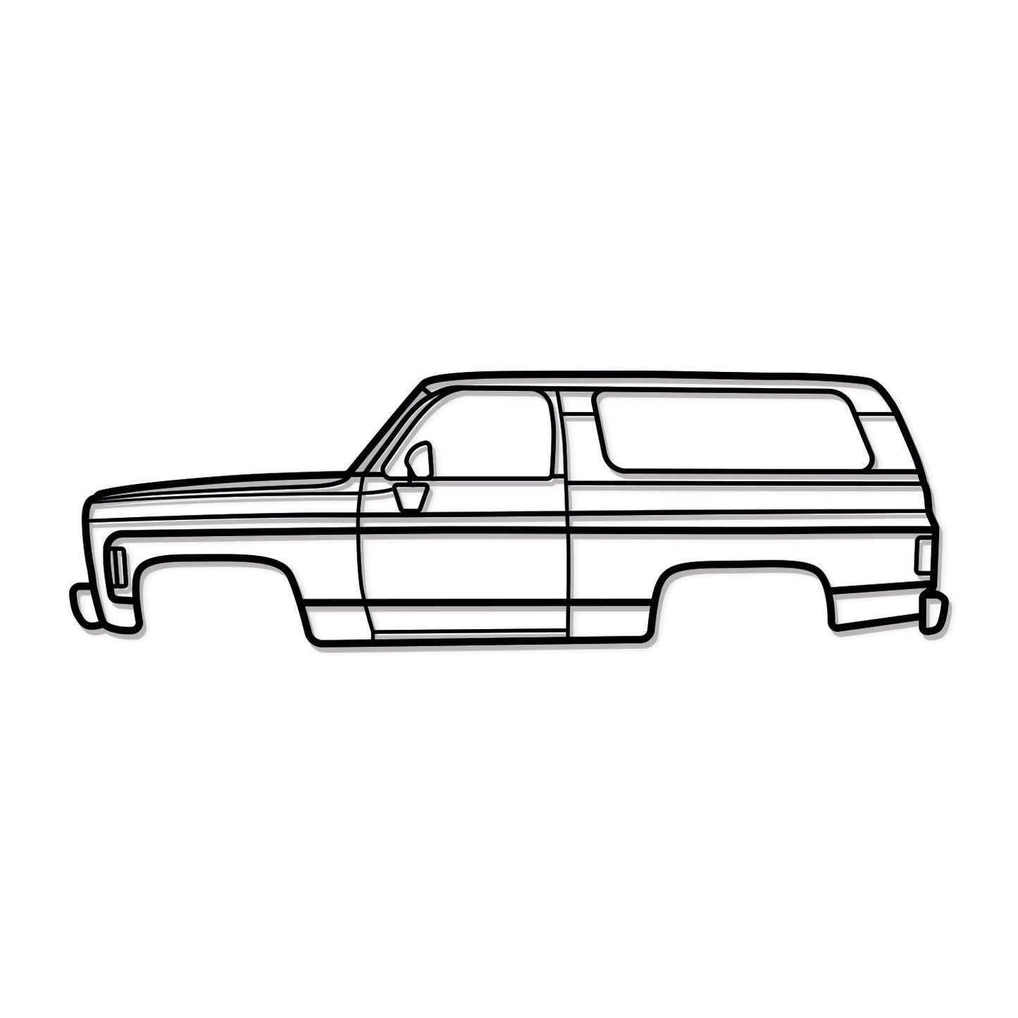 1970 Jimmy Metal Car Wall Art