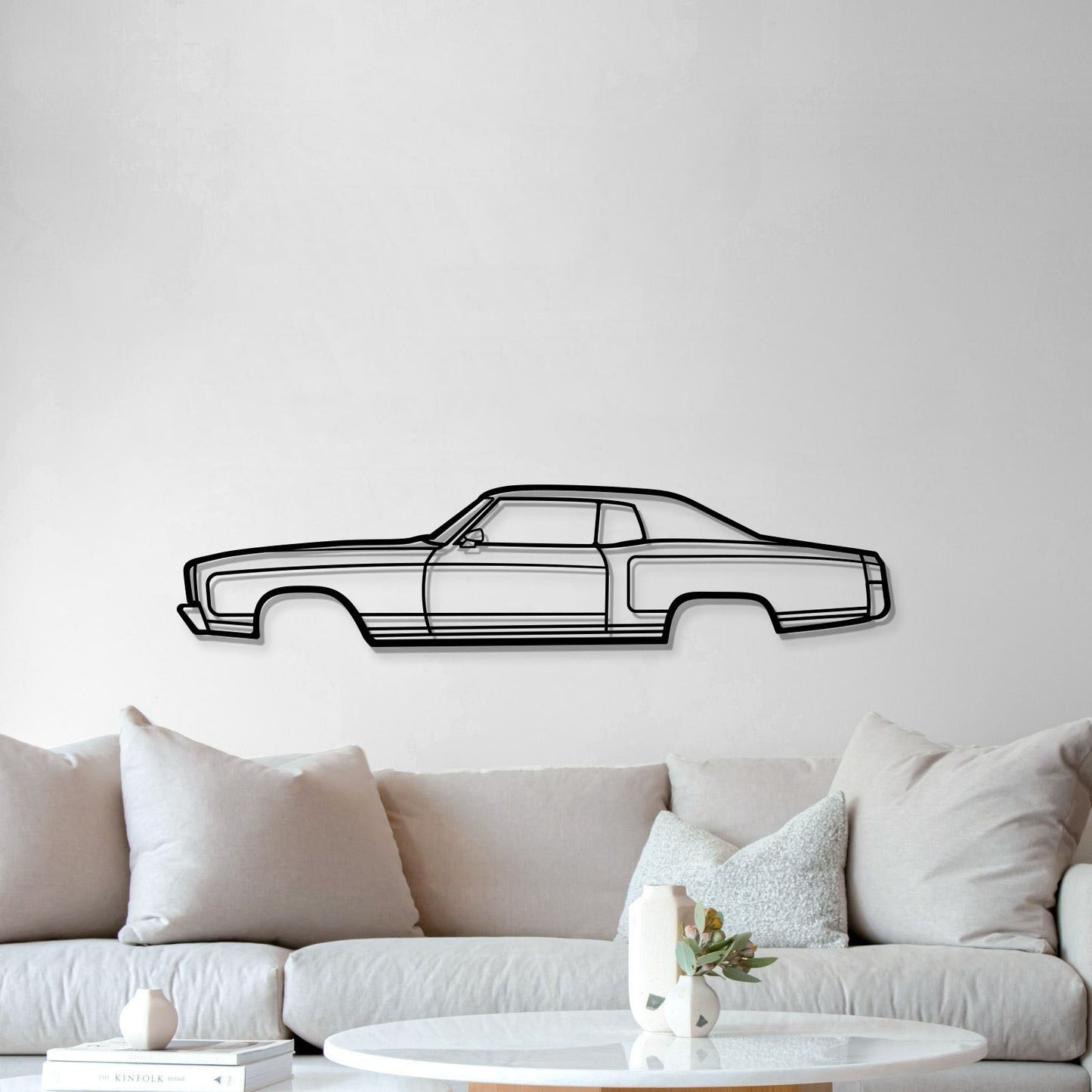 1972 Monte Carlo Metal Car Wall Art