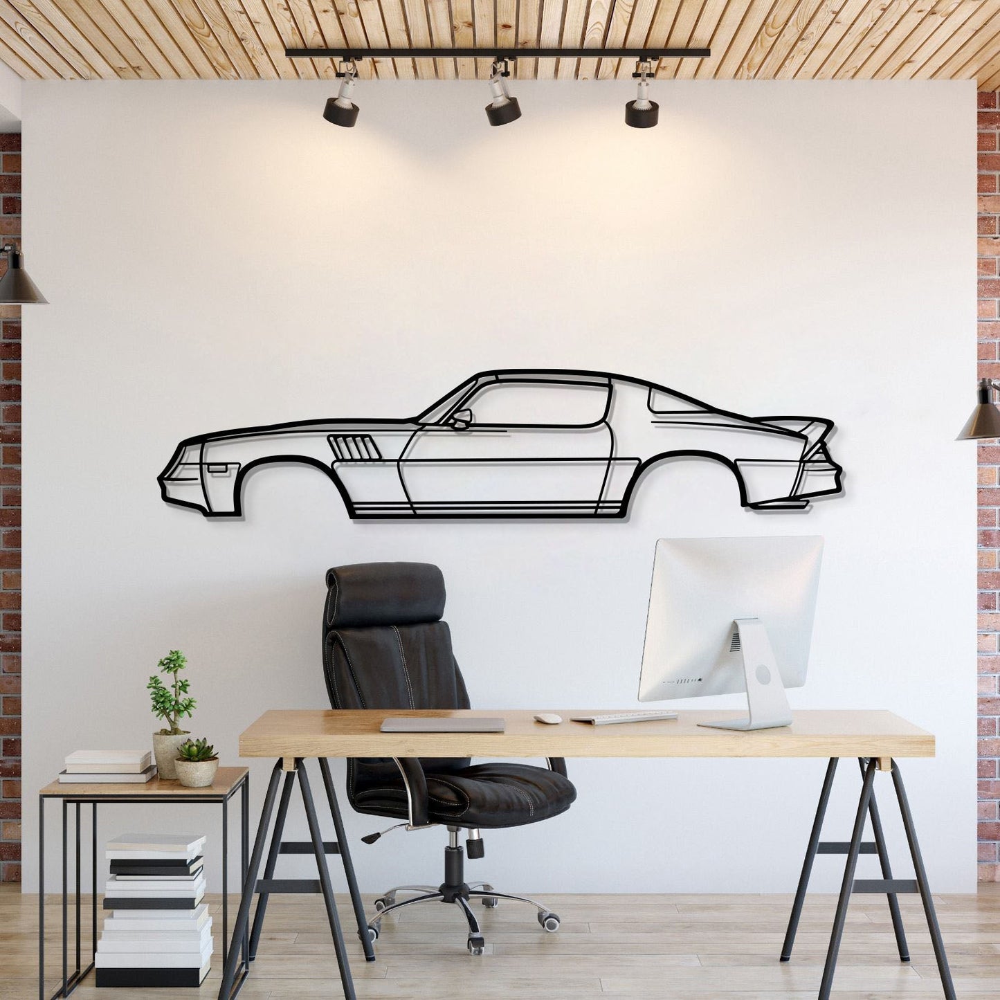 1978 Camaro Z28 Metal Car Wall Art