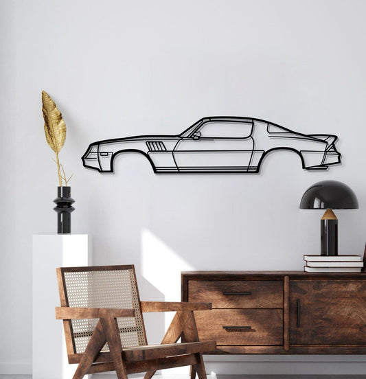 1978 Camaro Z28 Metal Car Wall Art