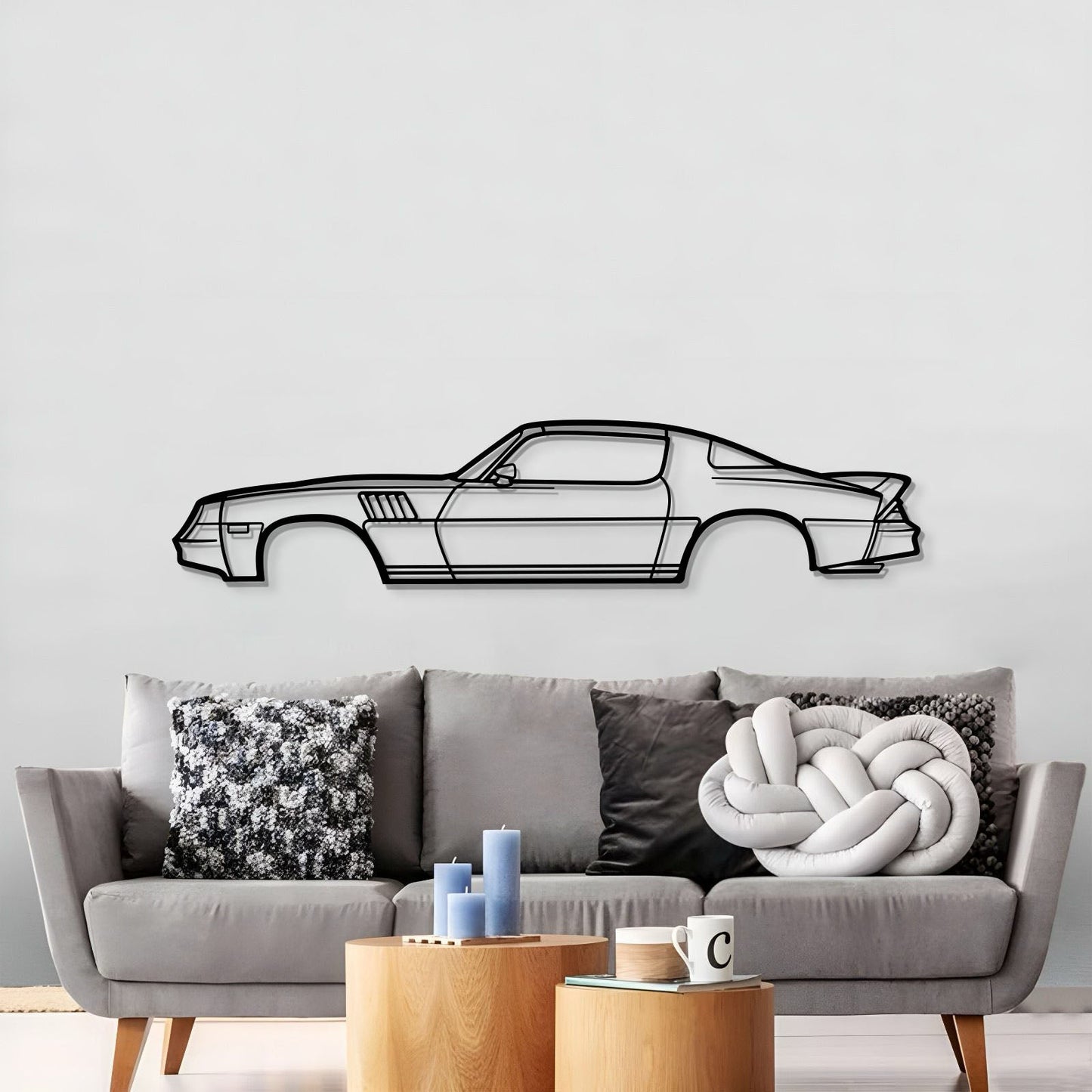 1978 Camaro Z28 Metal Car Wall Art