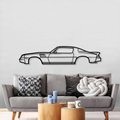 1978 Camaro Z28 Metal Car Wall Art