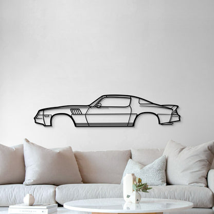 1978 Camaro Z28 Metal Car Wall Art