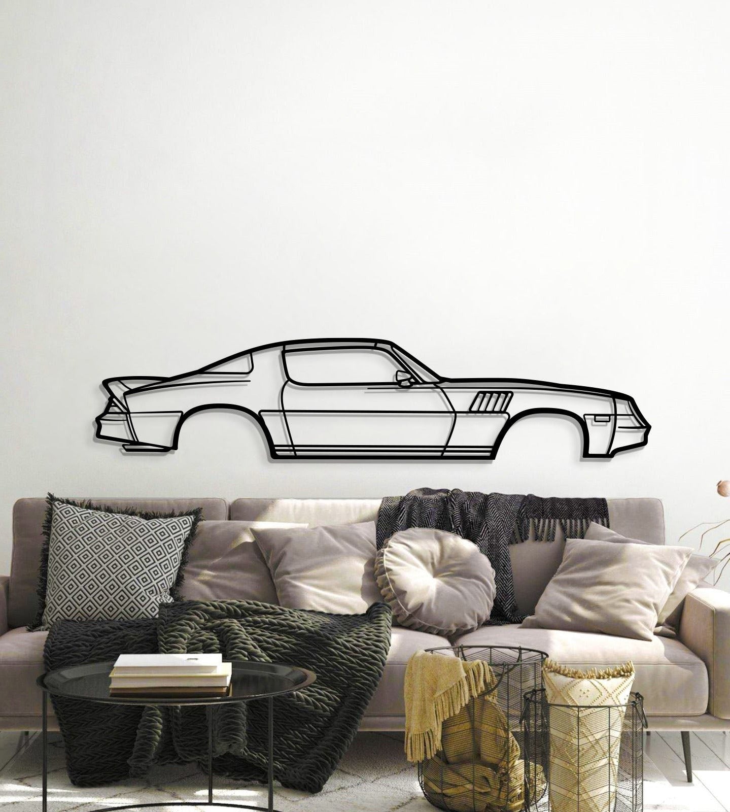 1978 Camaro Z28 Metal Car Wall Art