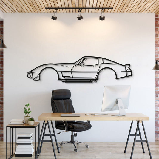 1979 Corvette Metal Car Wall Art