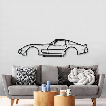 1979 Corvette Metal Car Wall Art