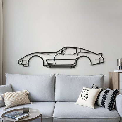 1979 Corvette Metal Car Wall Art