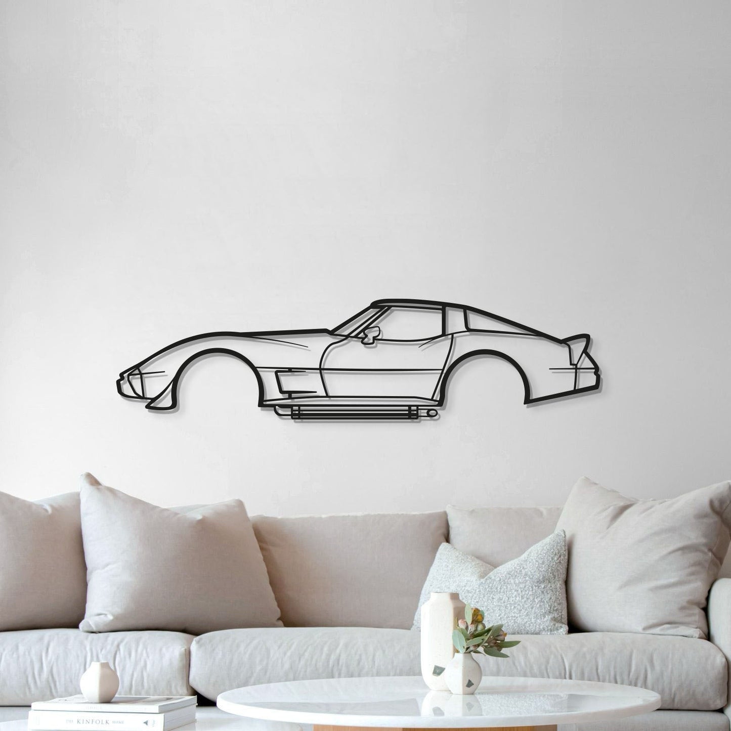 1979 Corvette Metal Car Wall Art