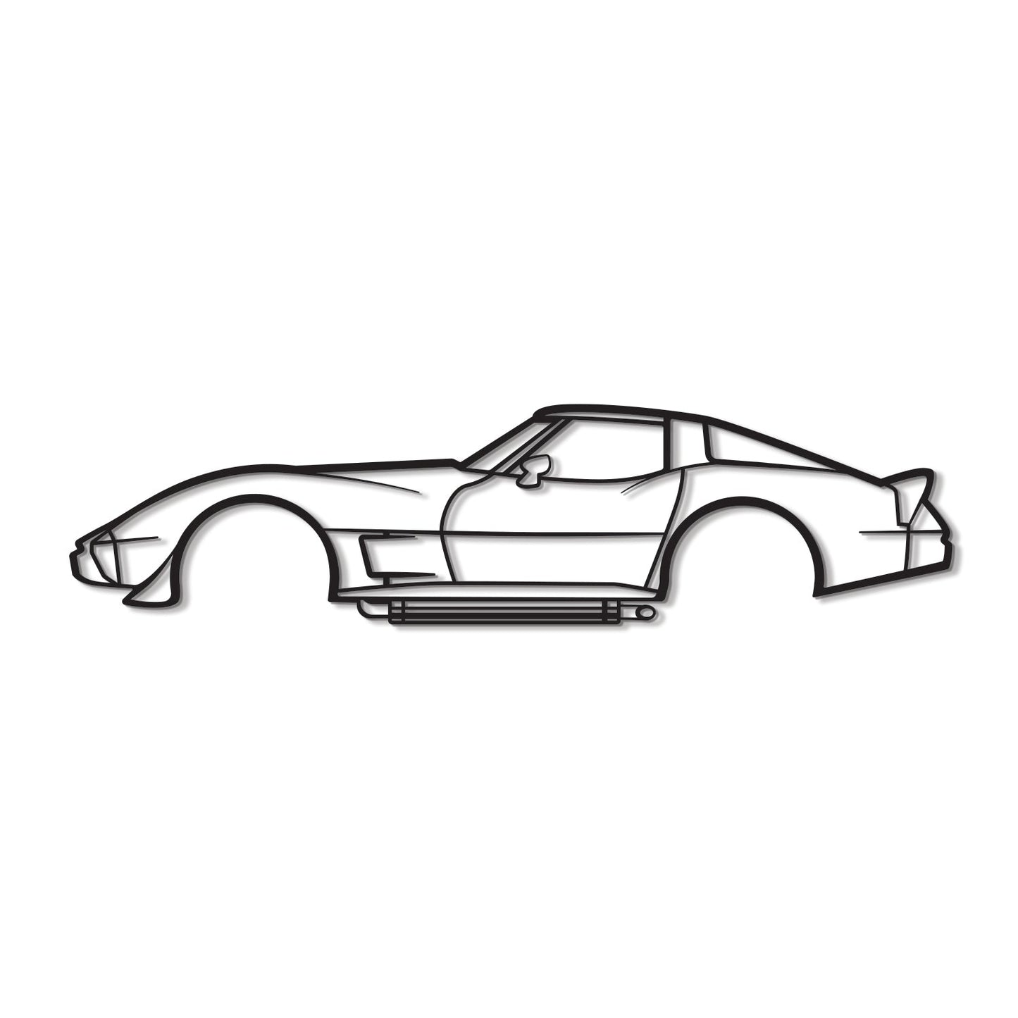 1979 Corvette Metal Car Wall Art