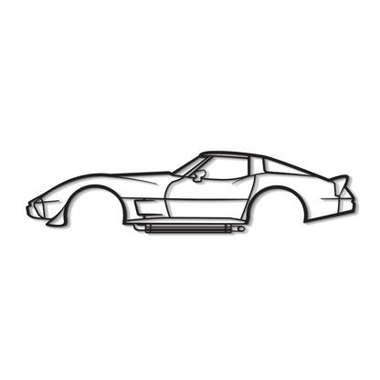 1979 Corvette Metal Car Wall Art