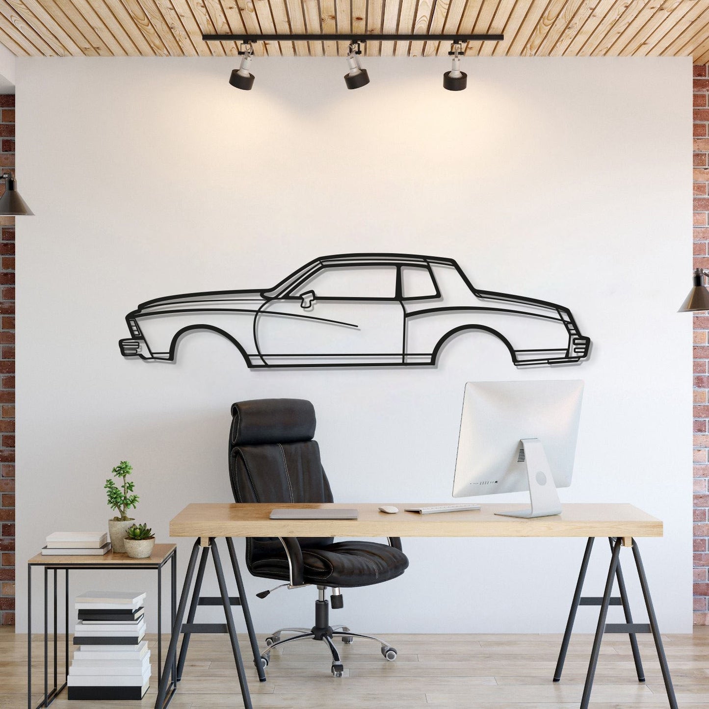 1979 Monte Carlo Metal Car Wall Art