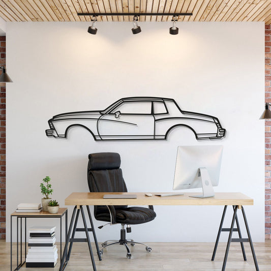 1979 Monte Carlo Metal Car Wall Art