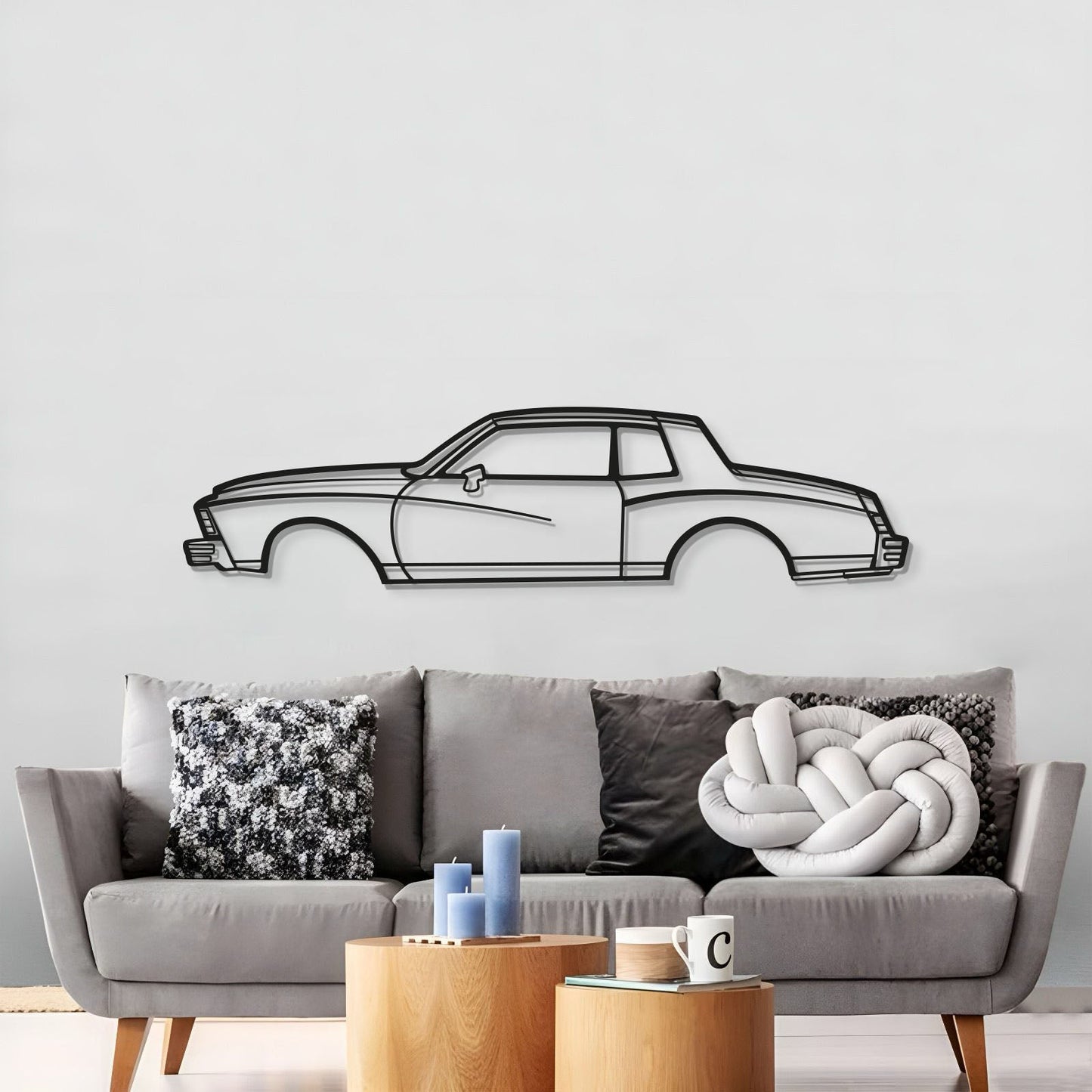 1979 Monte Carlo Metal Car Wall Art