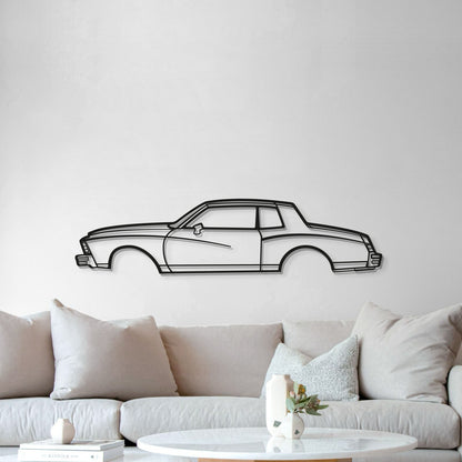 1979 Monte Carlo Metal Car Wall Art