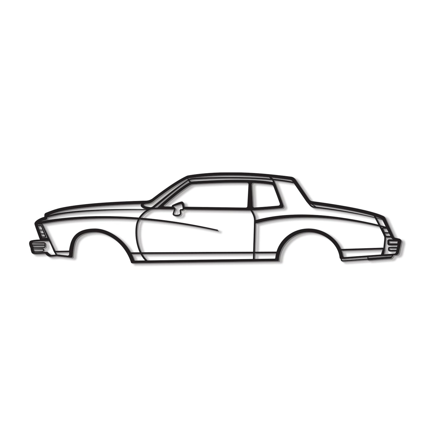 1979 Monte Carlo Metal Car Wall Art