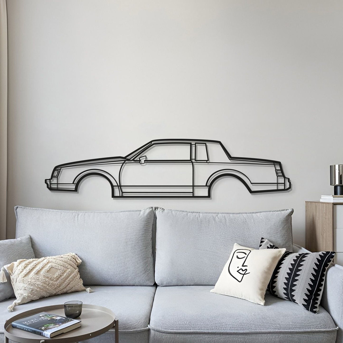 1986 Regal Coupe Metal Car Wall Art