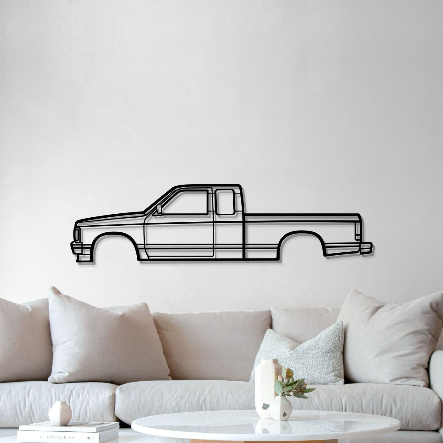 1991 S10 Metal Car Wall Art