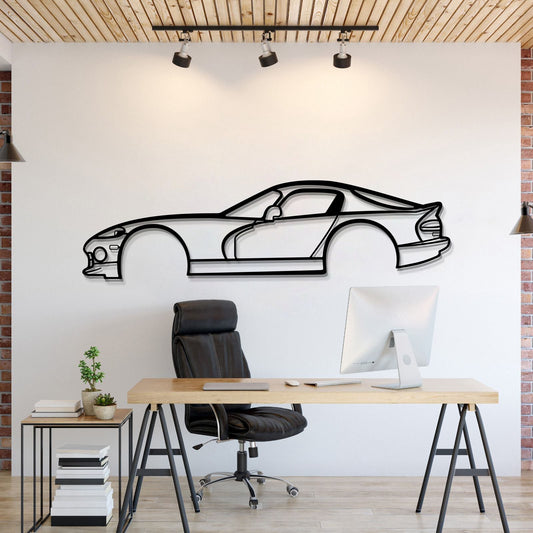 1997 Viper GTS Metal Car Wall Art