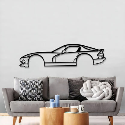 1997 Viper GTS Metal Car Wall Art